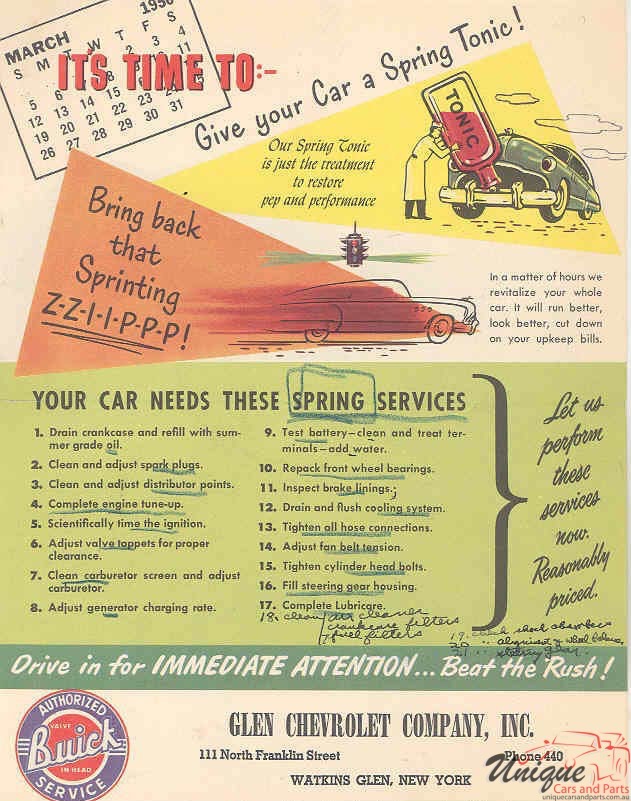 1946 Buick Service Mailers Page 4